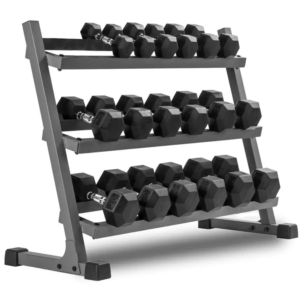 Hex Dumbbell Set - New Product Wholesale Rubber Coated Hex