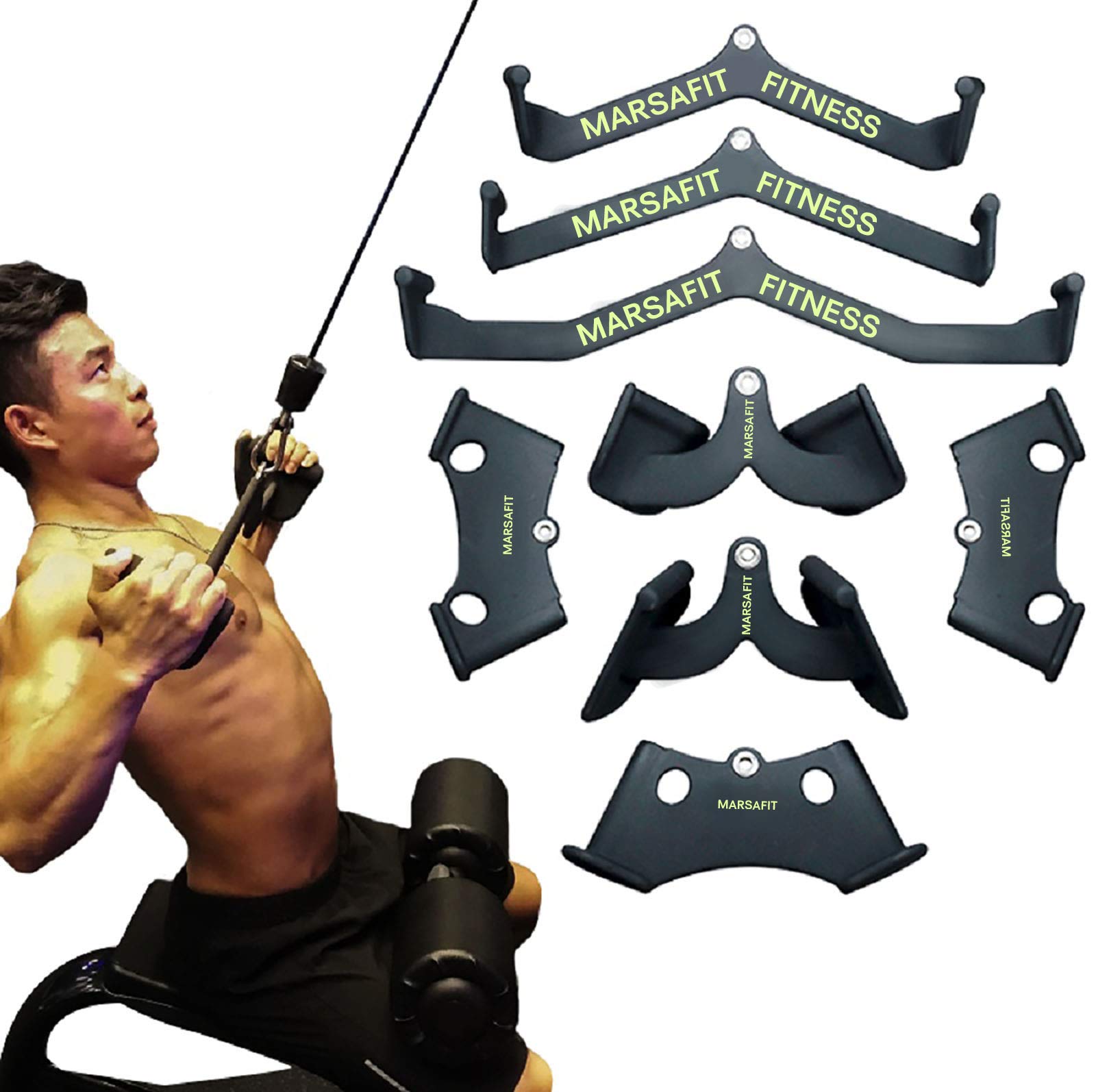 Home Gym Lat Pulldown - Lat Pull Down Bar Rowing Handle