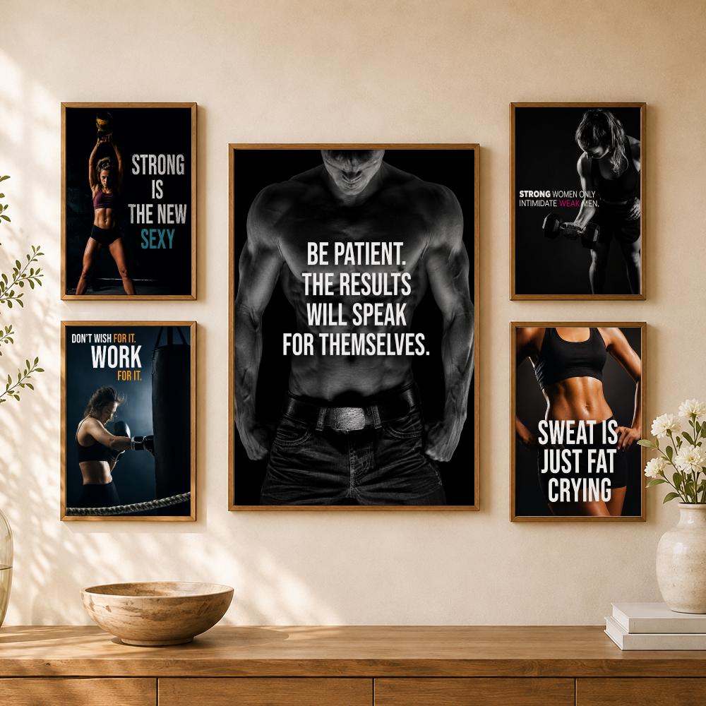 Home Gym Quotes - Gym Fitness Motivation Bodybuilding Workout Inspirational