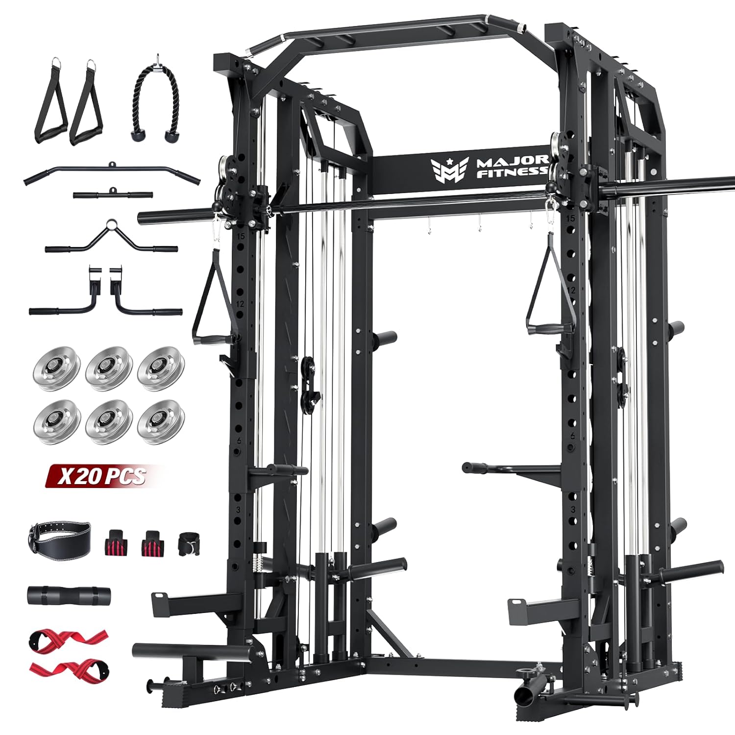 Home Gym Lat Pulldown - Smith Machine Home Gym Squat Rack