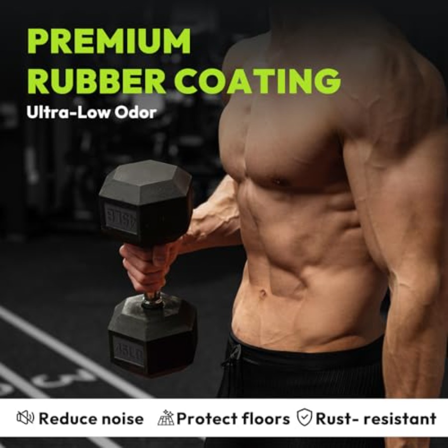 Hex Dumbbell 45-480 lb Set Rub - Hex Dumbbell Set recension och pris