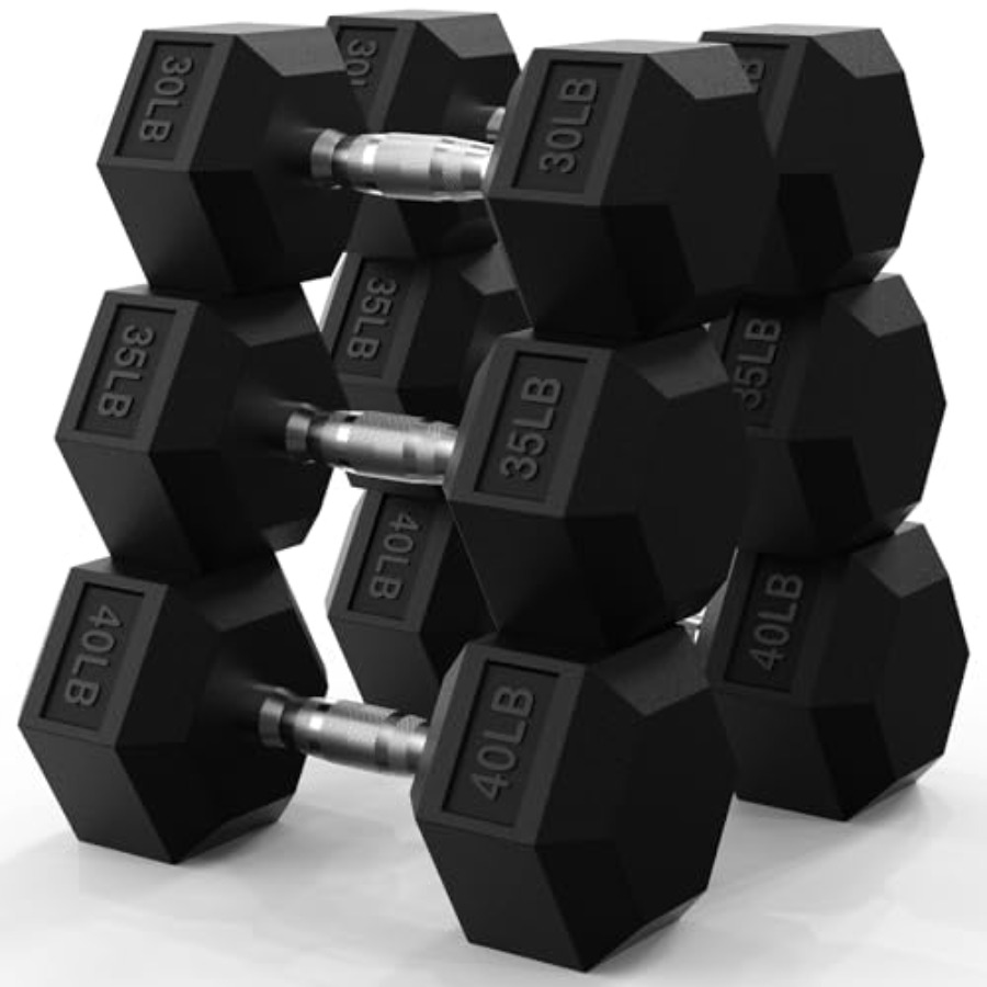 Hex Dumbbell Set 45-550 lb Rub - Hex Dumbbell Set recension och pris
