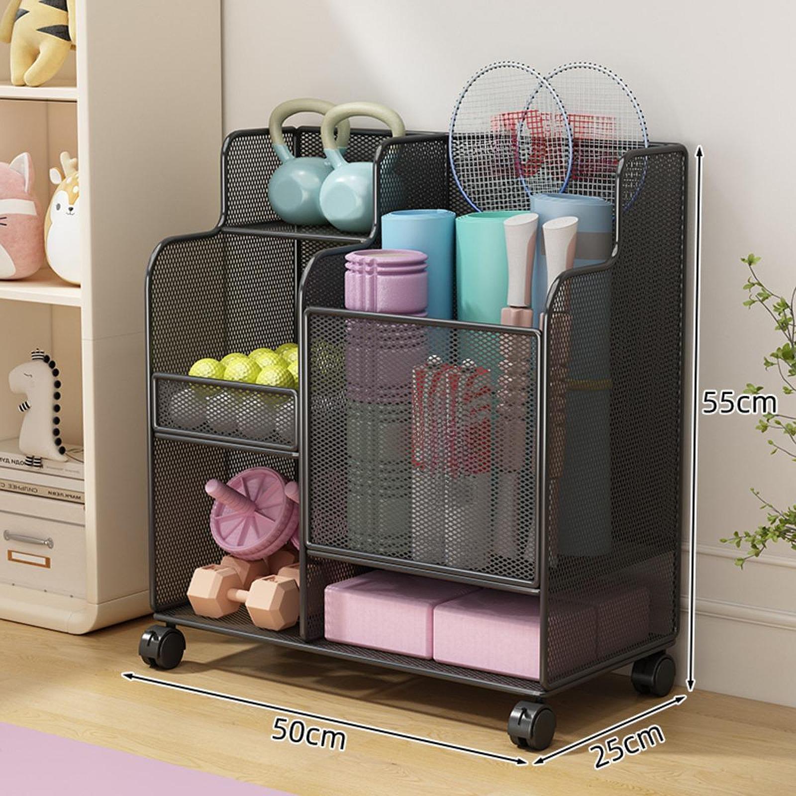 Sports Equipment Storage Rack  - Home Gym Yoga Storage recension och pris