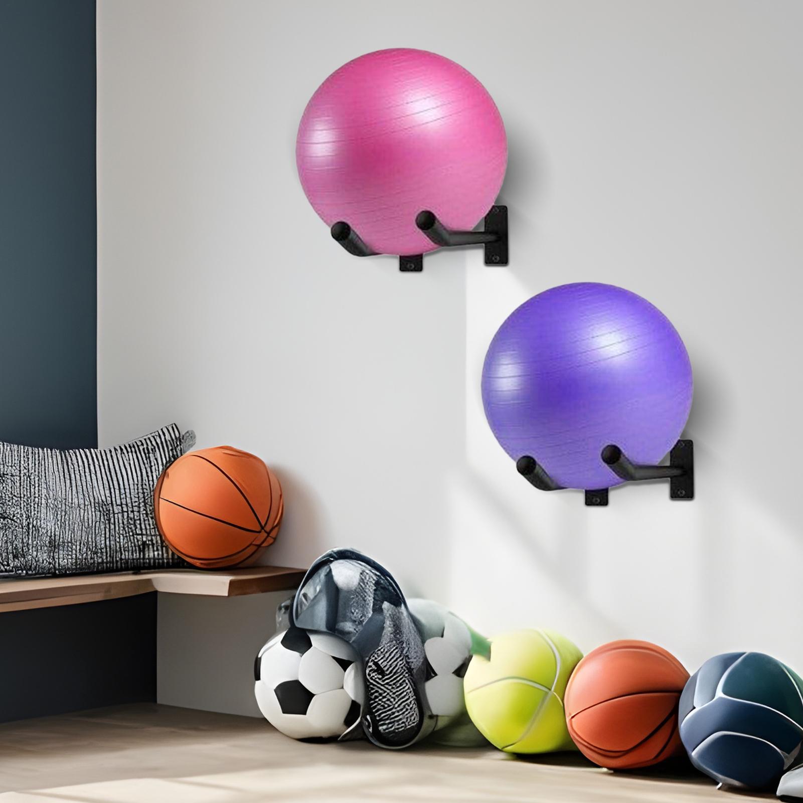 Exercise Ball Holder Pack of 2 - Home Gym Yoga Storage recension och pris