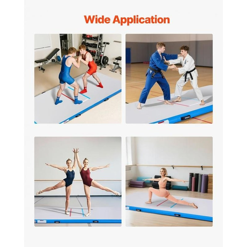 10x5 ft Wrestling Mat Inflatab - Home Gym Mma recension och pris