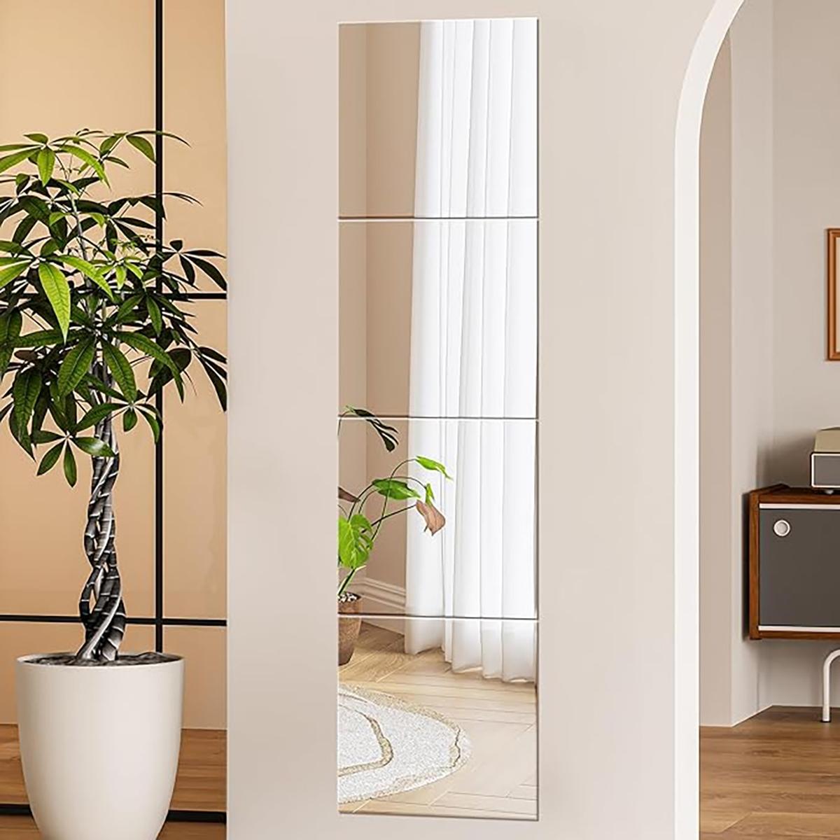 4Pcs Acrylic Mirror Wall Stick - Home Gym Diy recension och pris