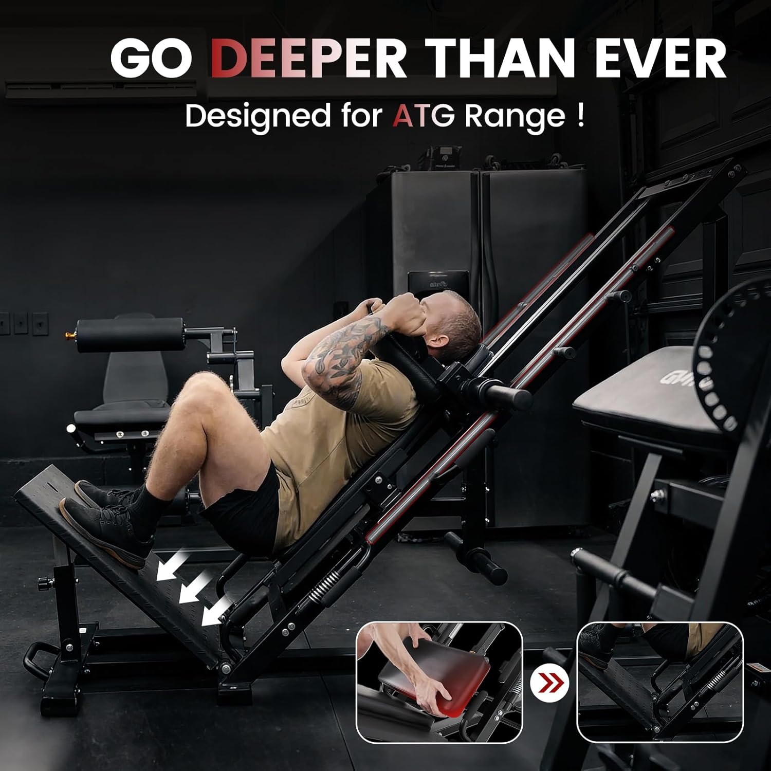 Leg Press Hack Squat Machine C - Leg Press Machine recension och pris
