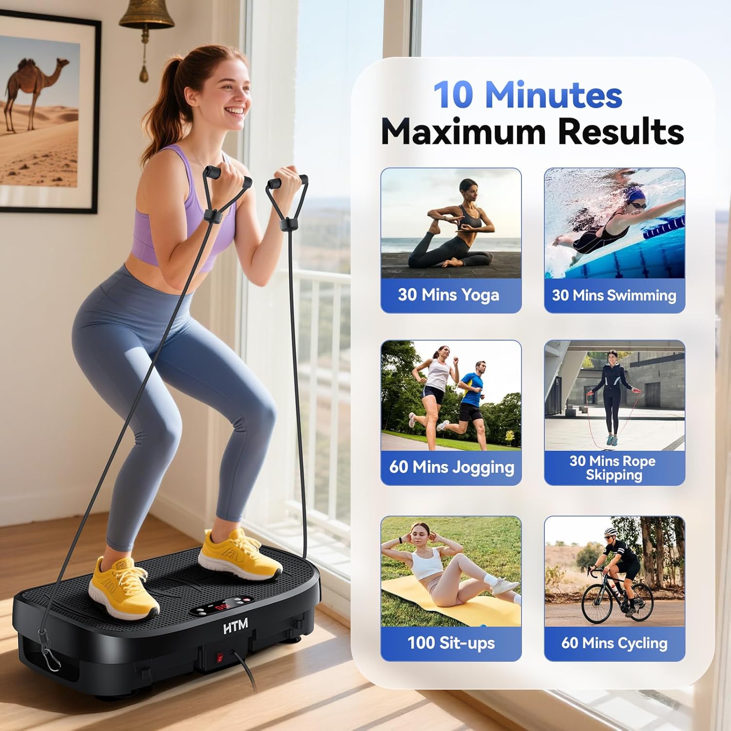 Vibration Plate Fat Burning Fi - Home Gym Necessities recension och pris