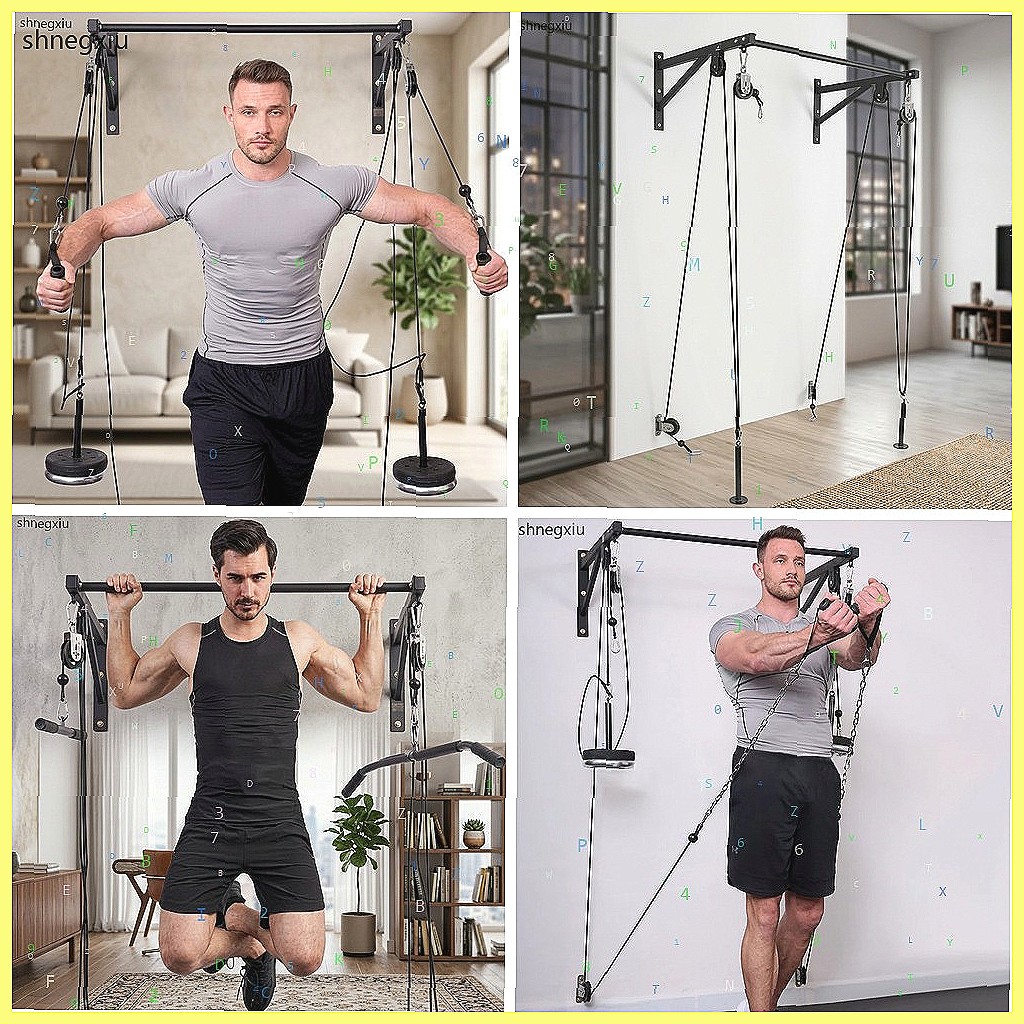 Wall Mounted DIY Fitness Pulle - Home Gym Diy recension och pris