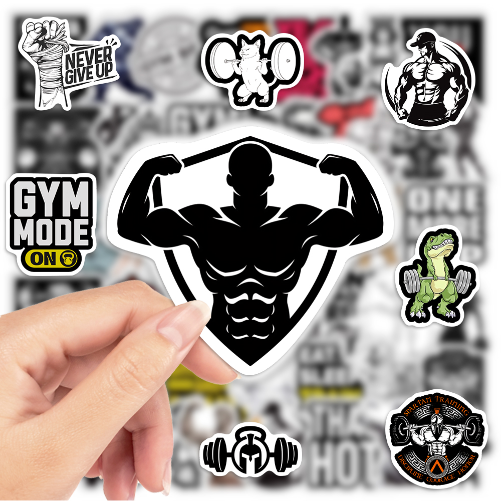 Fitness GYM Stickers Vinyl Wat - Home Gym Aesthetic recension och pris