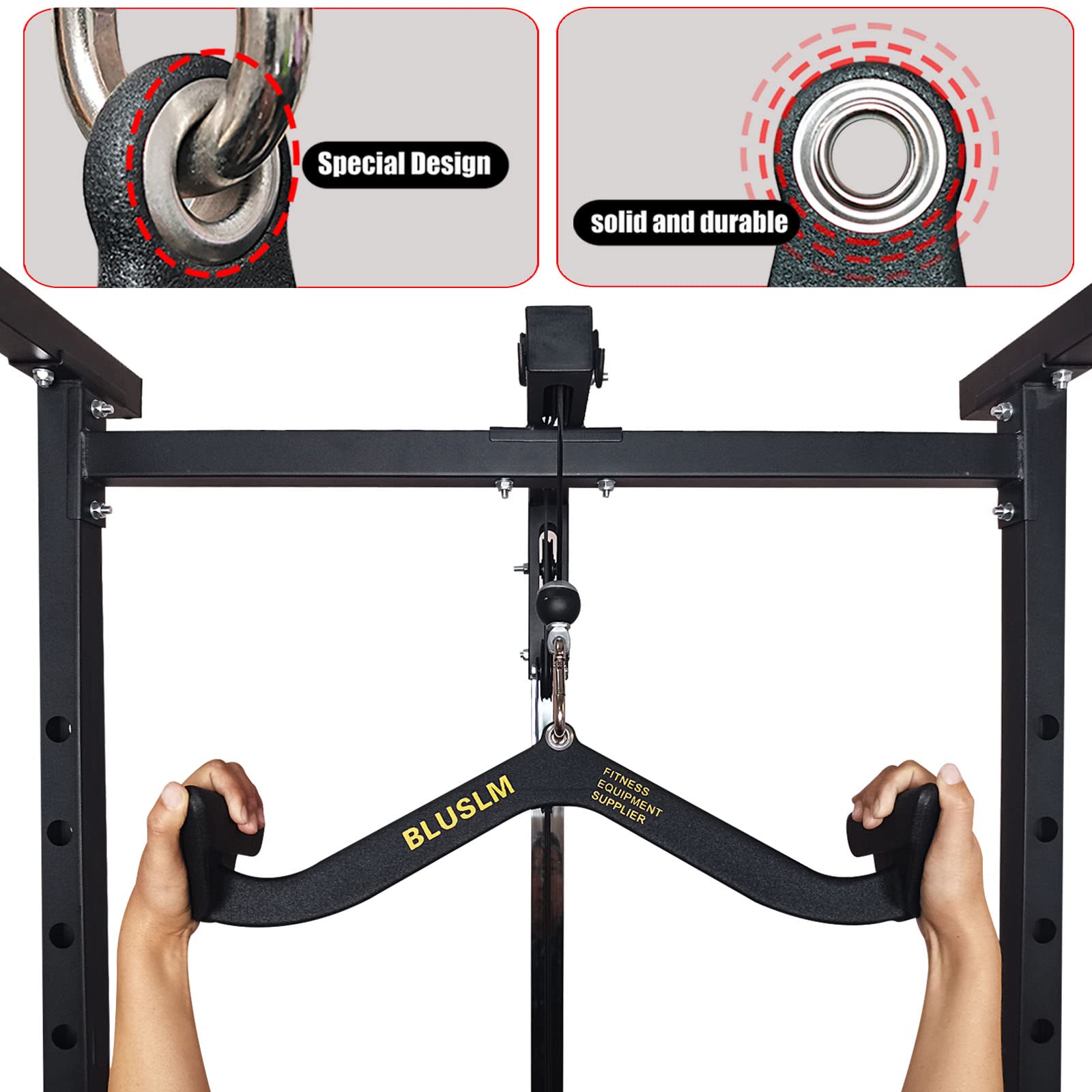 Home Gym Fitness Lat Pull Down - Leg Press Machine recension och pris