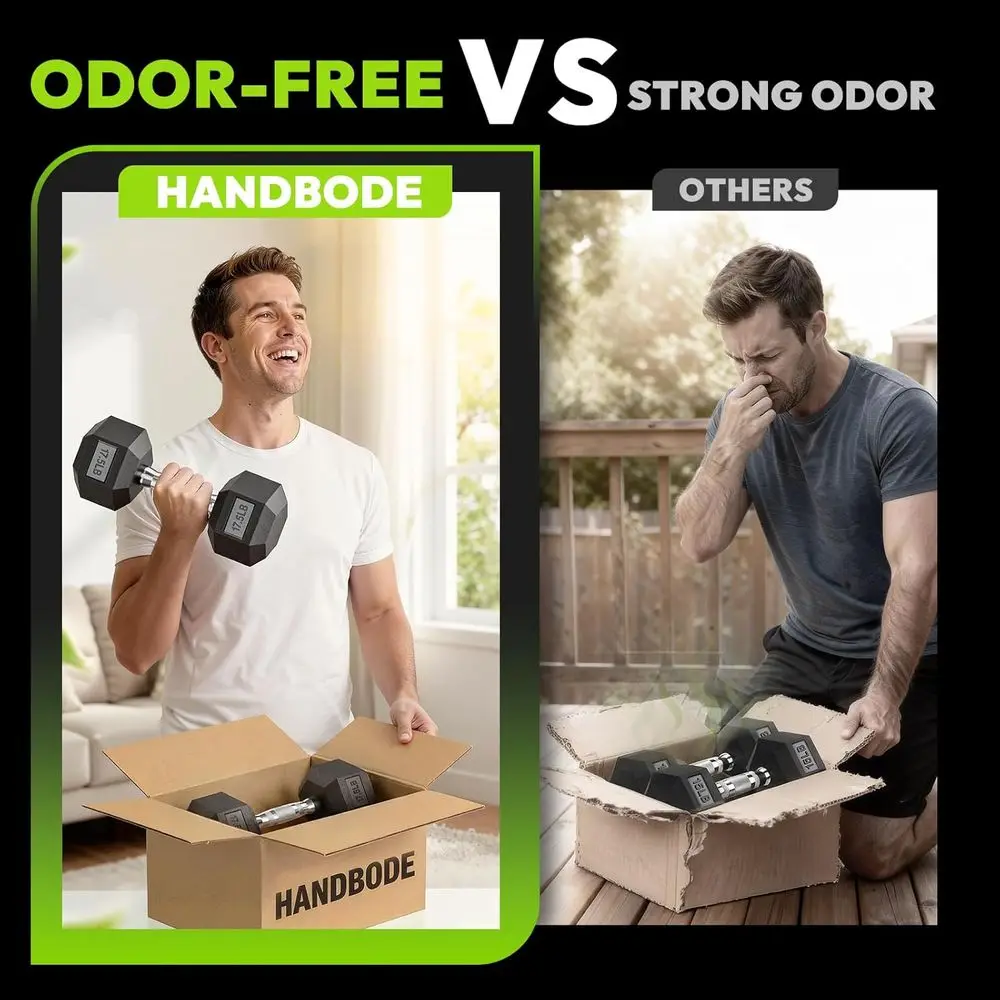 Hex Dumbbells with A-E Rack, 1 - Home Gym Options recension och pris