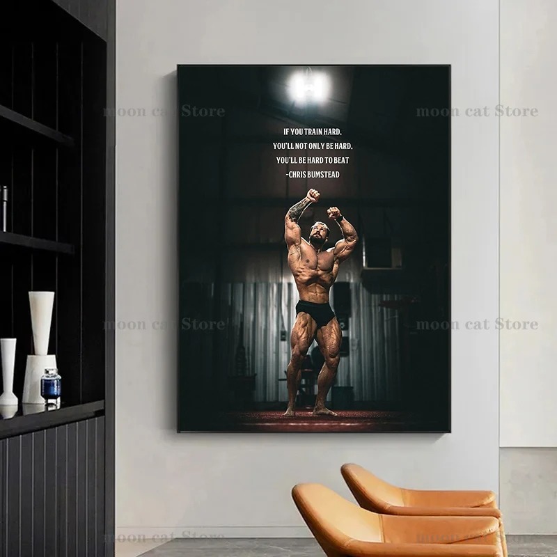 Chris Bumstead Bodybuilder Fit - Home Gym Quotes recension och pris