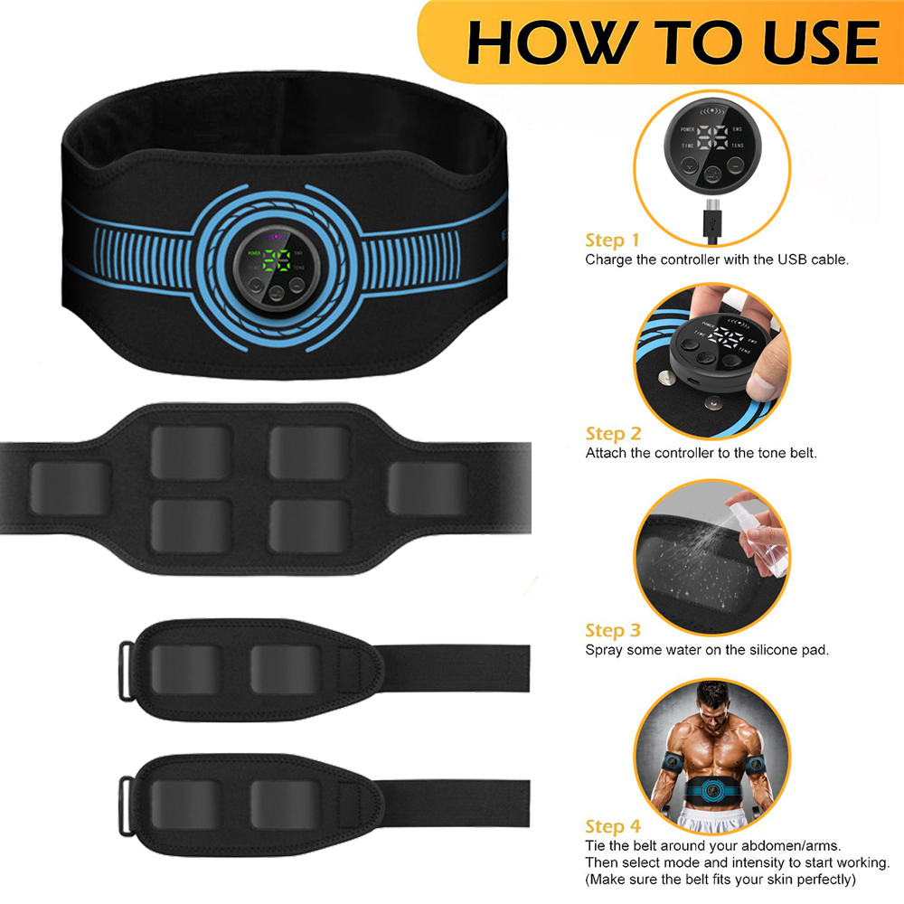 USB Rechargeable Abdominal Mus - Home Gym Options recension och pris
