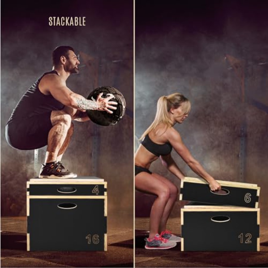 3 in 1 Wooden Plyo Box for Jum - Home Gym Options recension och pris