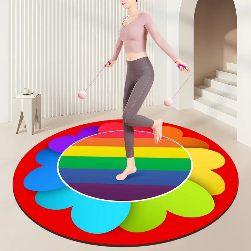 Rainbow Spiral Fitness Mat – C - Home Gym Diy recension och pris