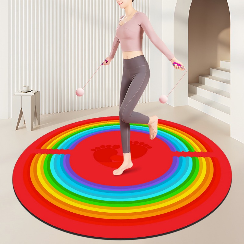 Rainbow Spiral Fitness Mat – C - Home Gym Diy recension och pris