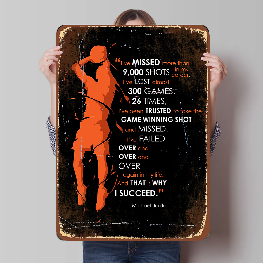 Michael Jordan Inspirational Q - Home Gym Quotes recension och pris