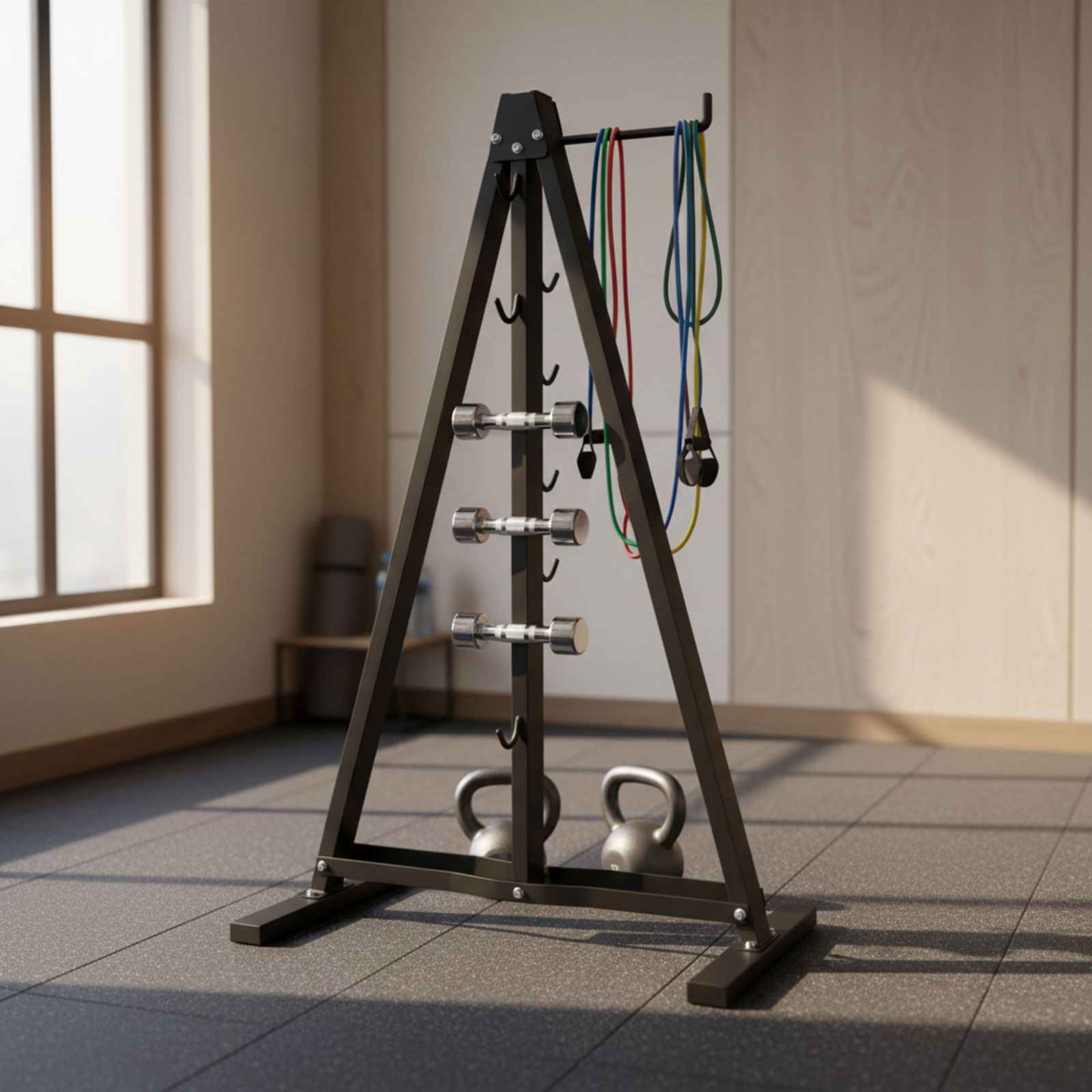 Lat Pull Down Bar Organizer wi - Home Gym Necessities recension och pris