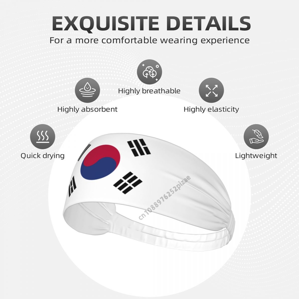 South Korea Flag Men Women Ban - Home Gym Aesthetic recension och pris