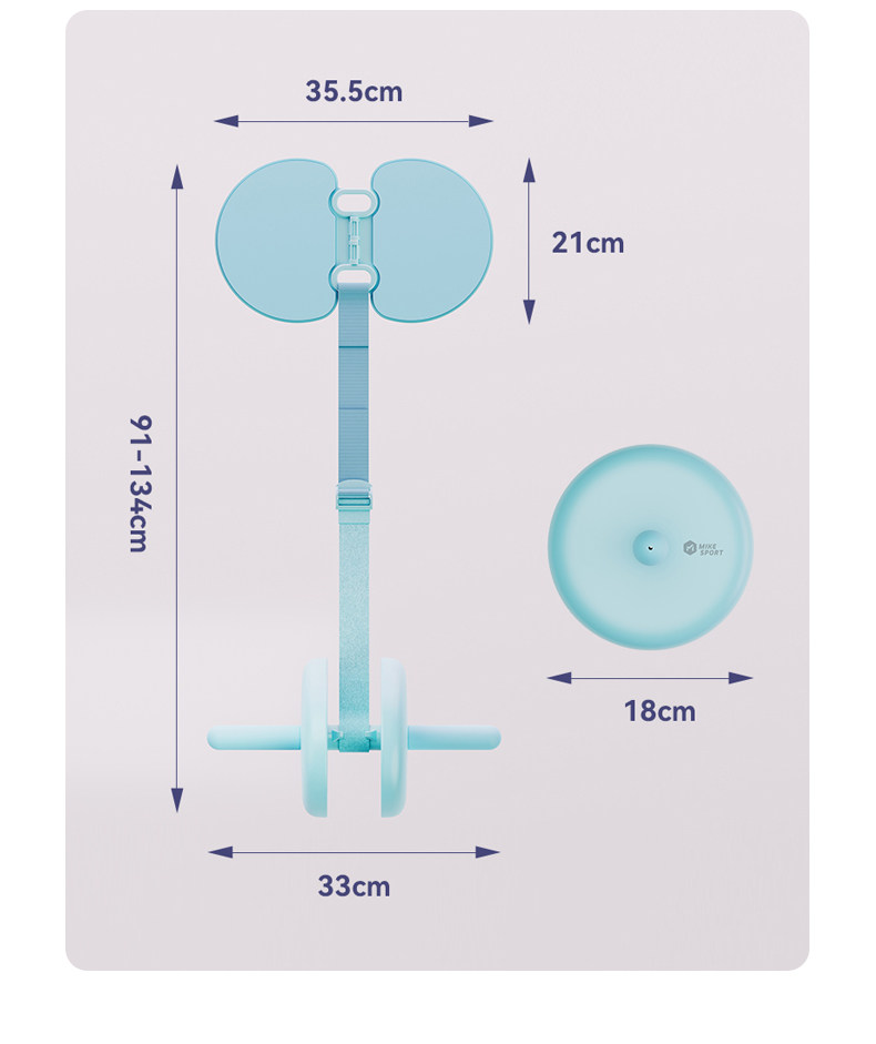 Elbow Support Abdominal Wheel  - Home Gym Second recension och pris