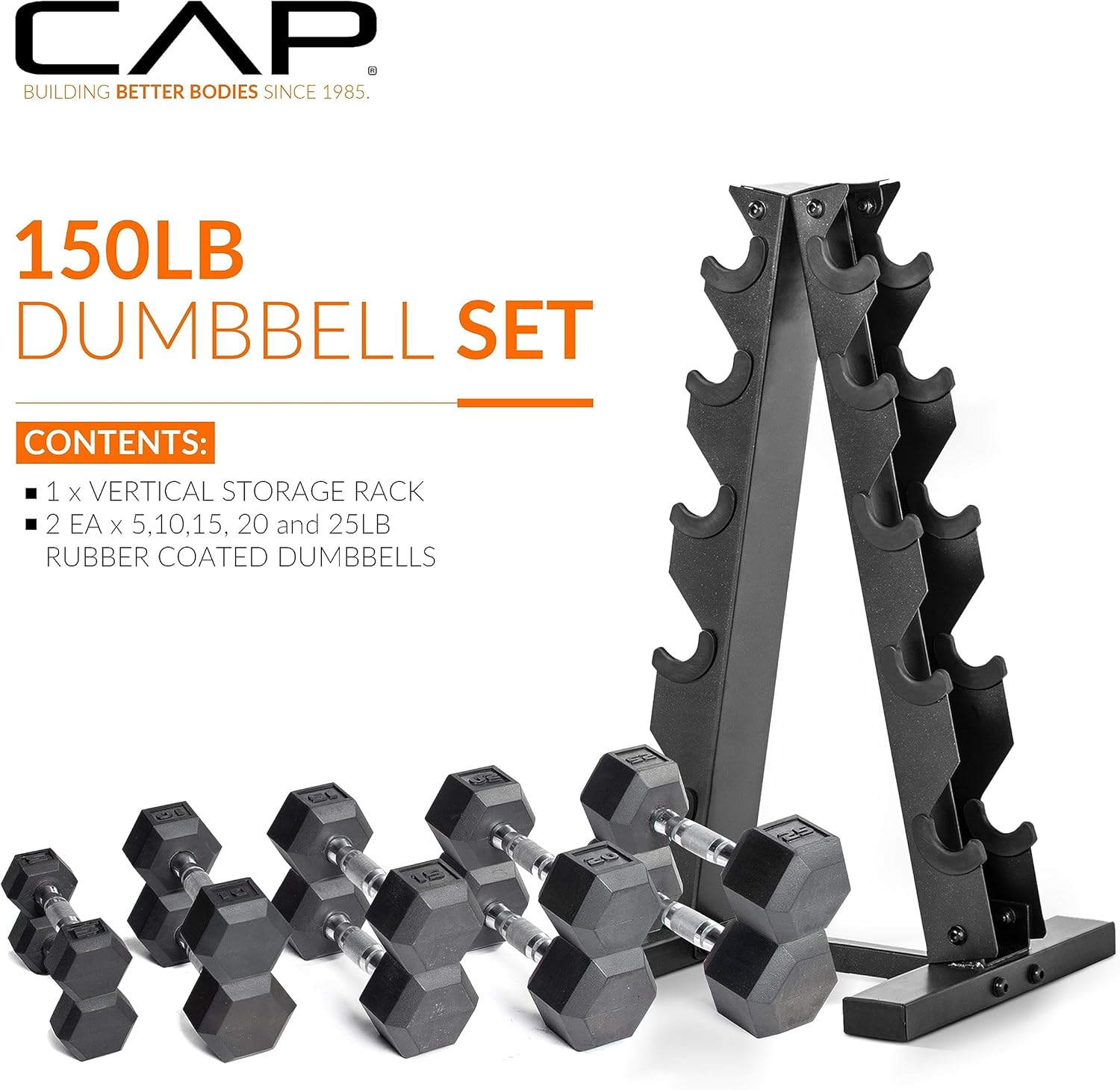 Coated Hex Dumbbell Weight Set - Hex Dumbbell Set recension och pris