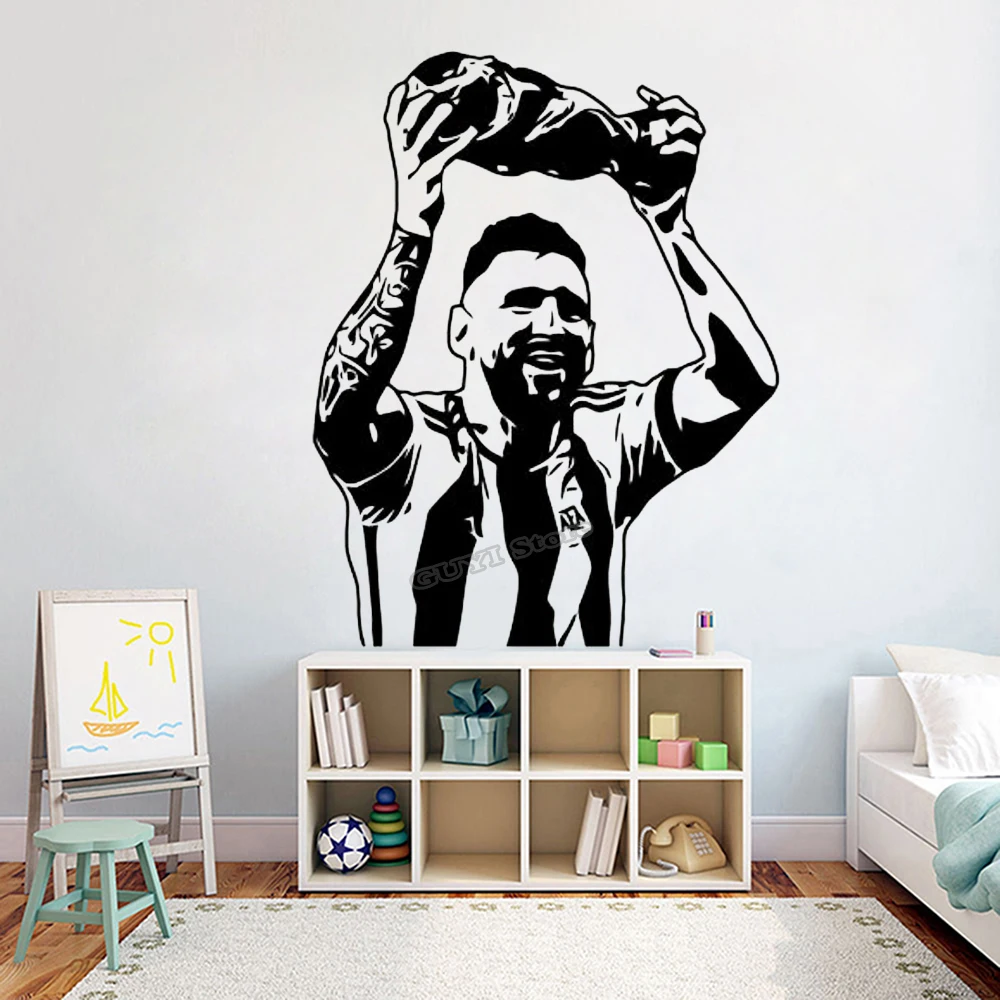 Messi Wall Sticker Vinyl Decal - Home Gym Aesthetic recension och pris