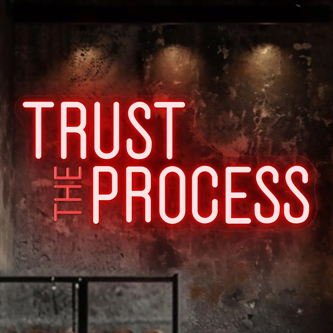 Trust The Process Neon Sign, C - Home Gym Quotes recension och pris