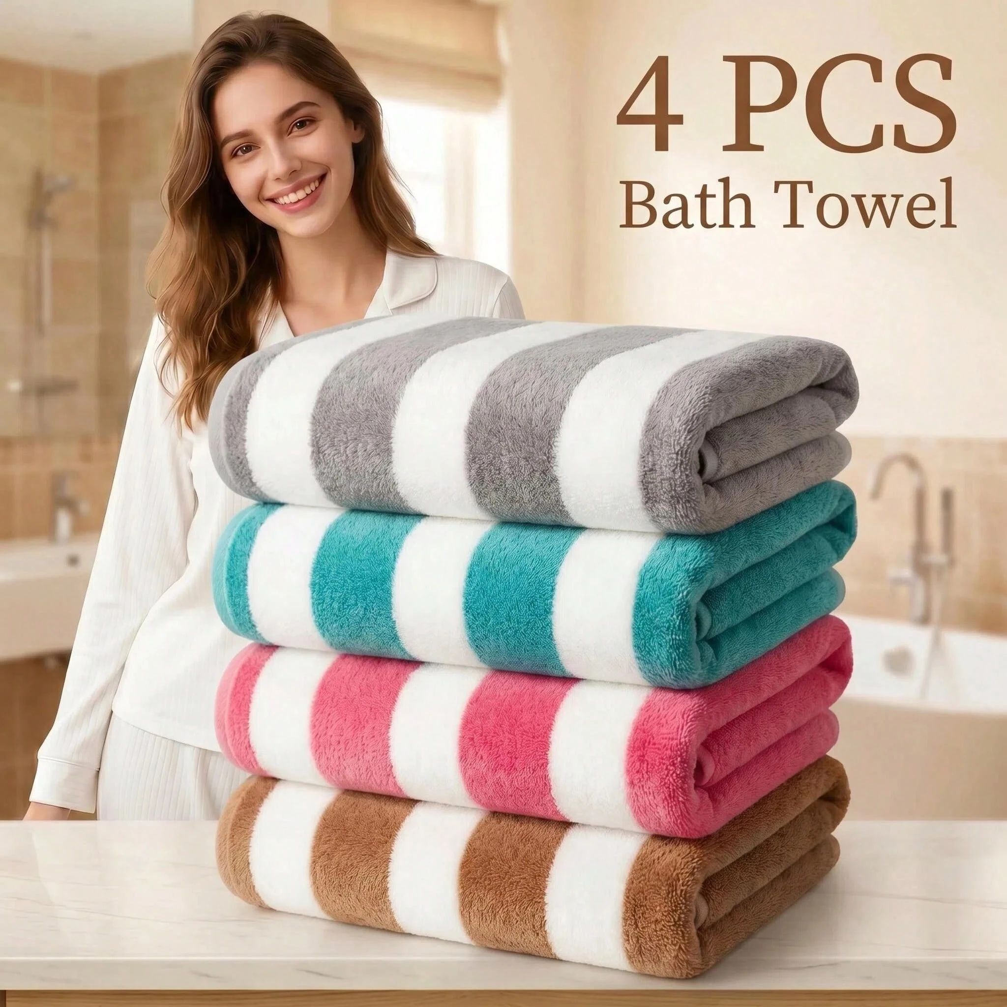 Ultra-Soft  Large Beach Towel  - Home Gym Luxury recension och pris