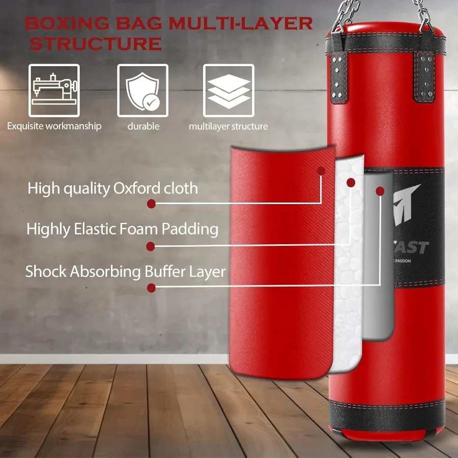 4ft Heavy Punching Bag Set for - Home Gym Mma recension och pris