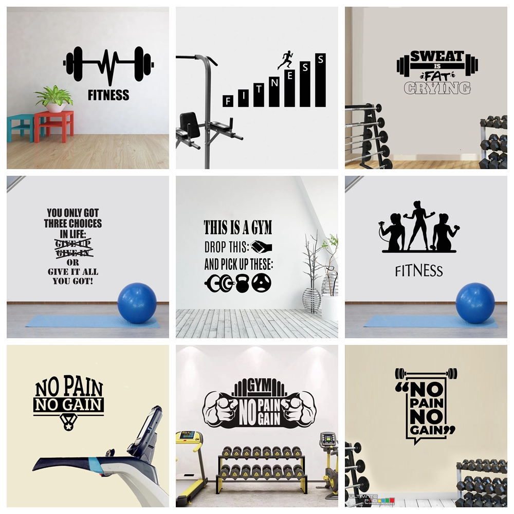 1 pc hot sale GYM culture Wall - Home Gym Aesthetic recension och pris