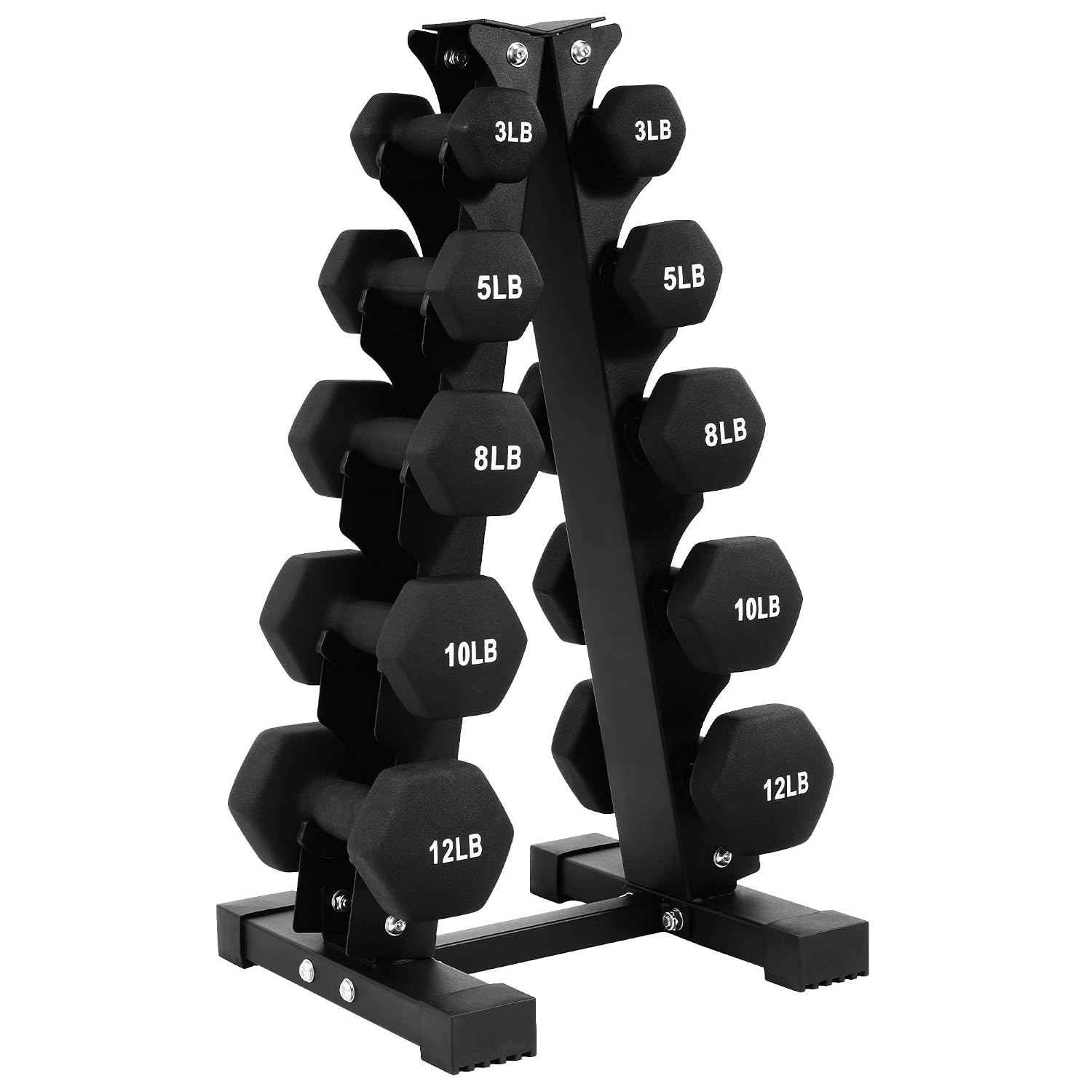 76LBS Neoprene Coated Hex Dumb - Hex Dumbbell Set recension och pris