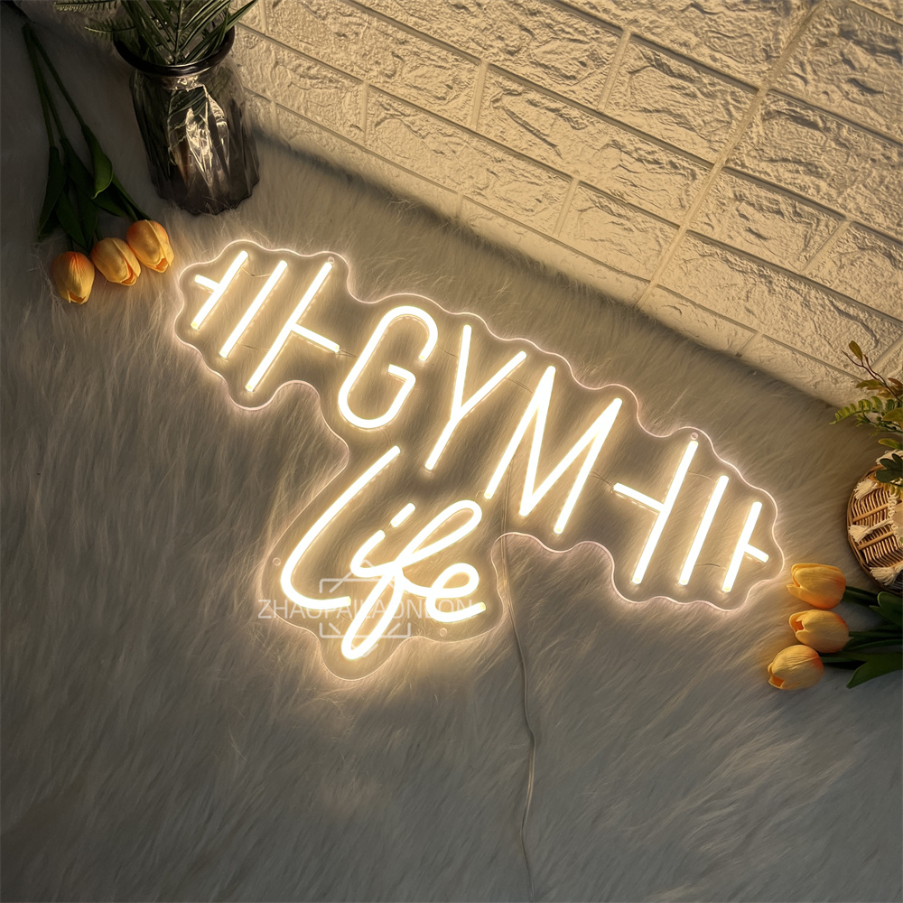 Dumbbell GYM Neon Signs for Wa - Home Gym Aesthetic recension och pris