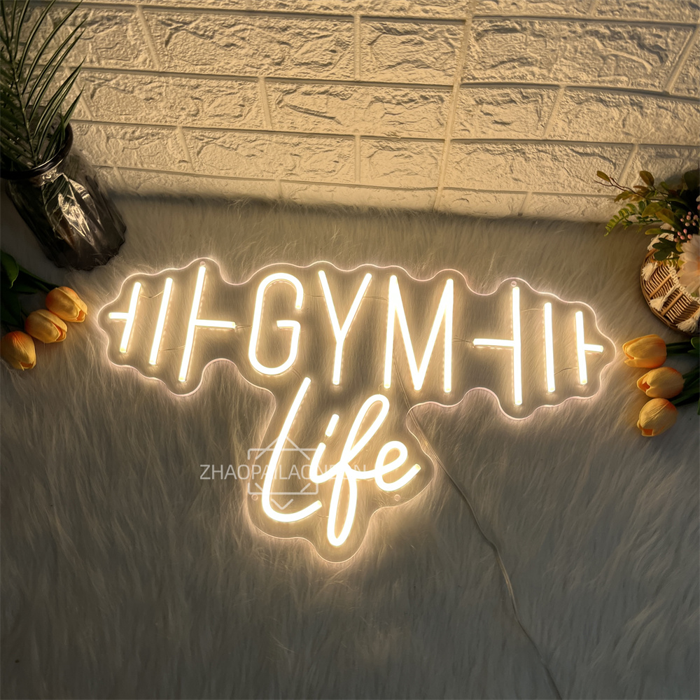 Dumbbell GYM Neon Signs for Wa - Home Gym Aesthetic recension och pris