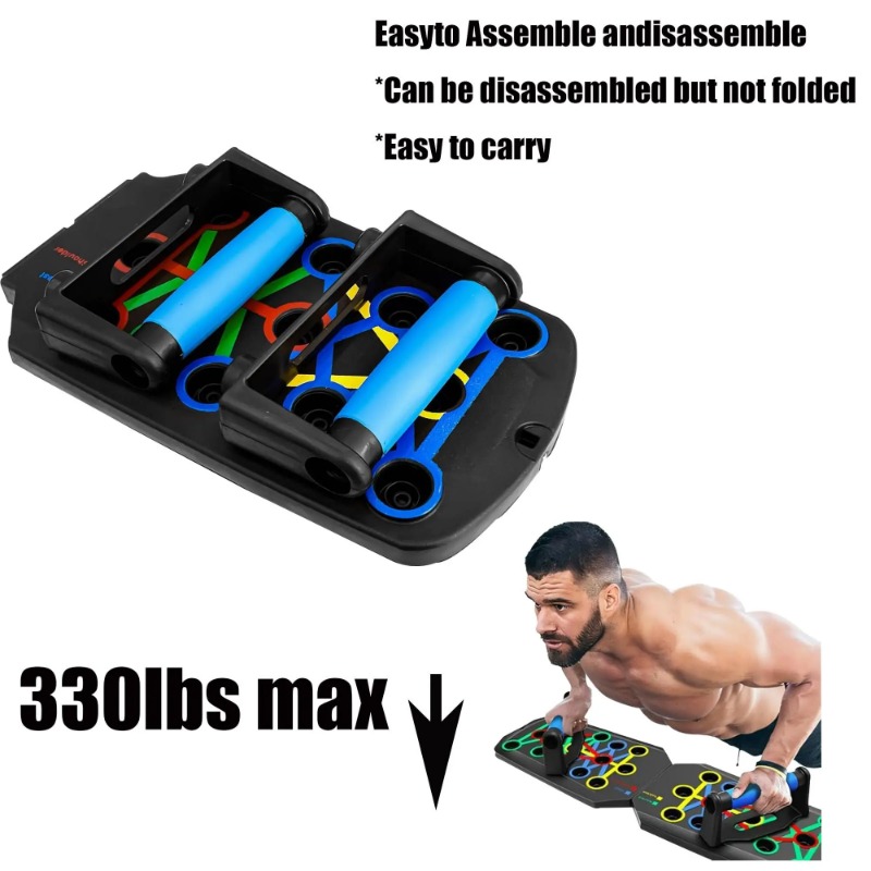 Foldable Push Up Board with Re - Home Gym Necessities recension och pris